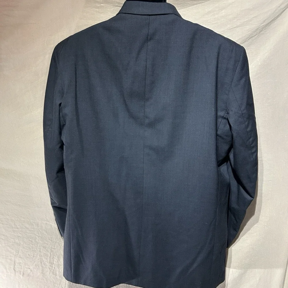 Vintage Chereskin 3-Button Navy Blue Suit Jacket Blazer
